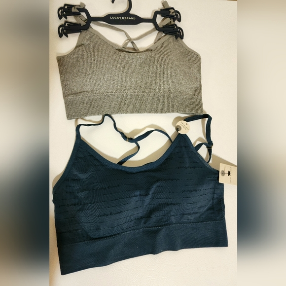 Lucky Brand Seamless Padded Comfort Bra 2-Pack, Size Medium - Picture 1 of 5